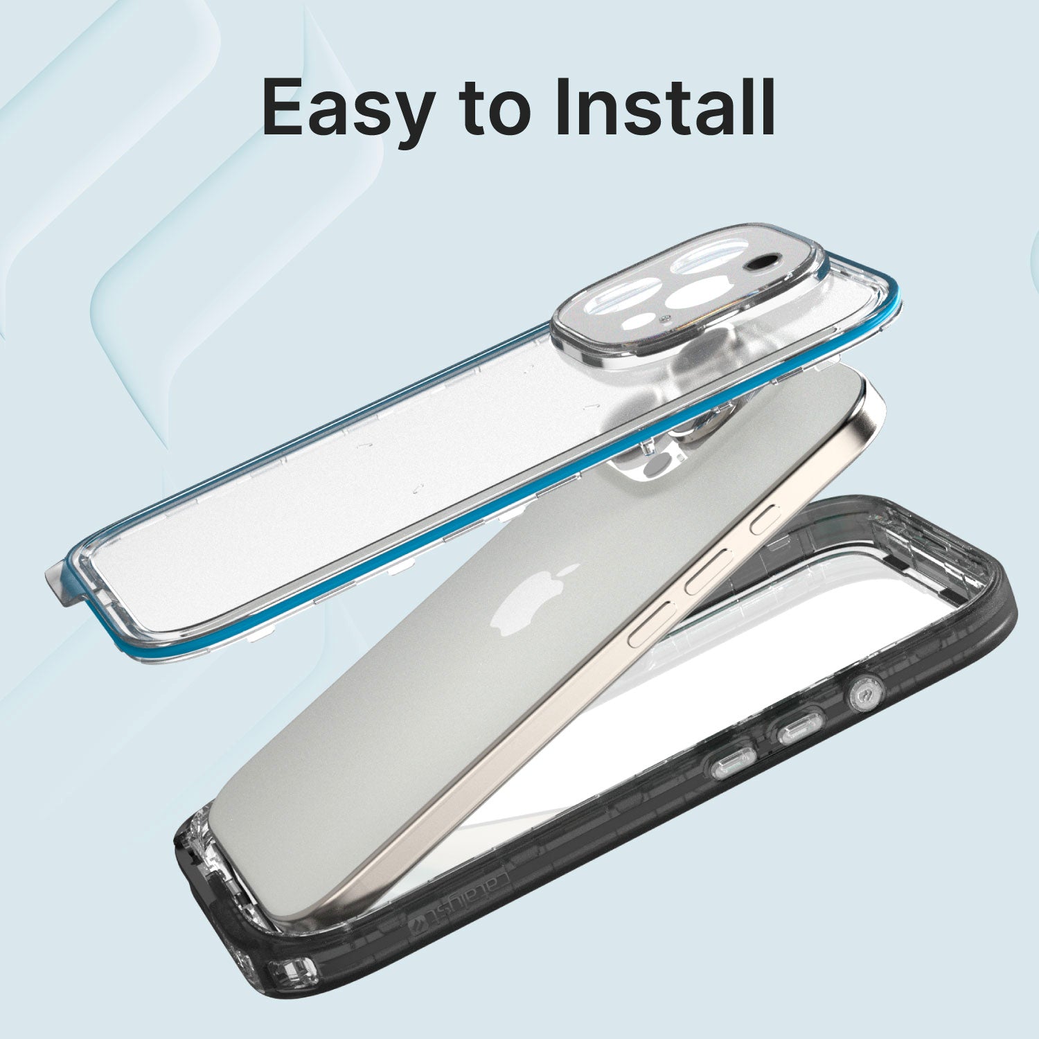 The Catalyst Waterproof Case can be easily installed on your iPhone. It comes with 2 pieces, providing full total protection to your iPhone.