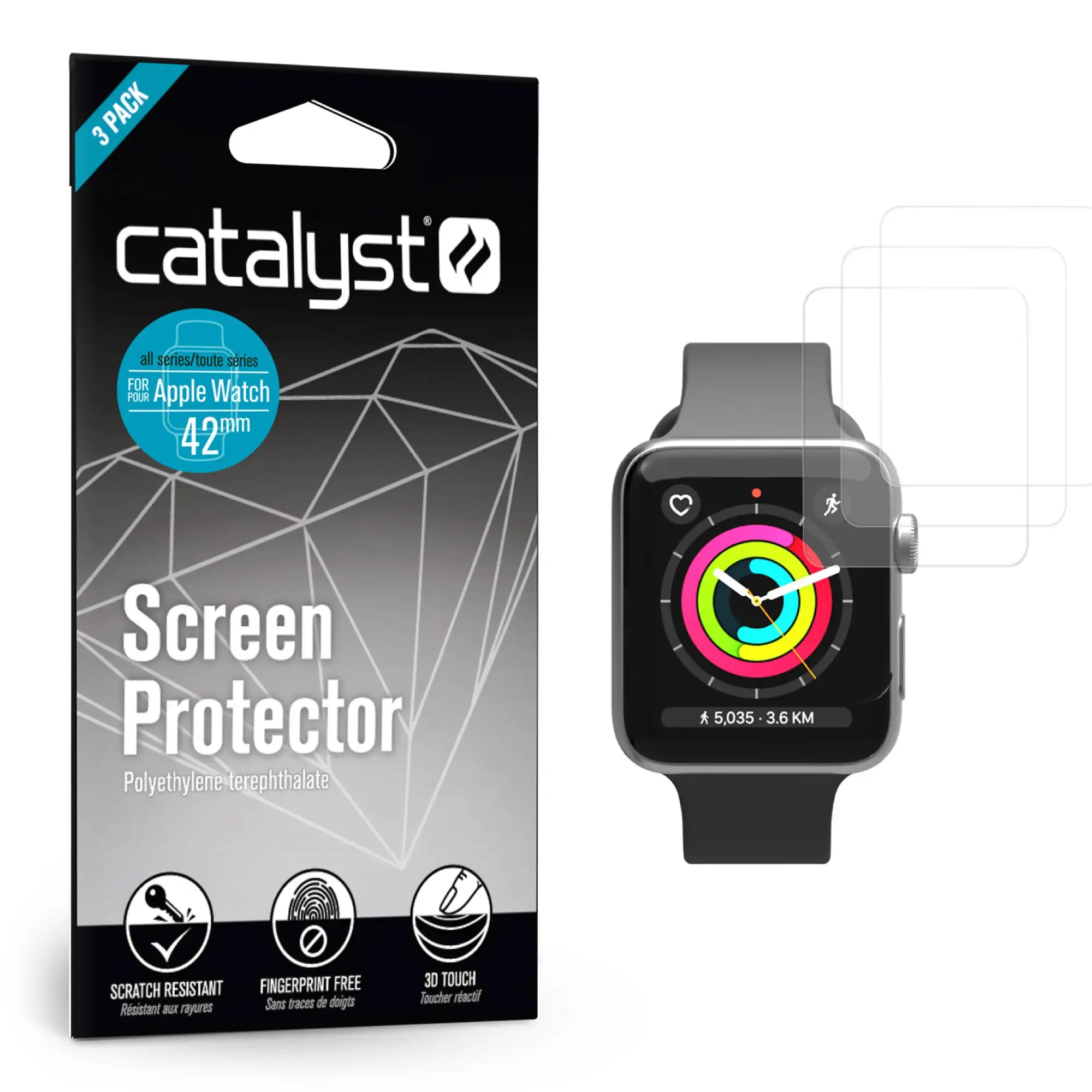 42mm Apple Watch Series 3/2/1/0 - Screen Protector (3 Pack