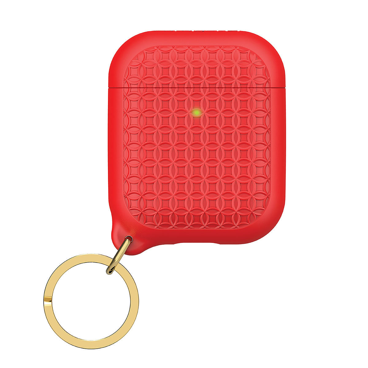 Catalyst airpods gen2/1 case keyring showing the side of the case with keyring