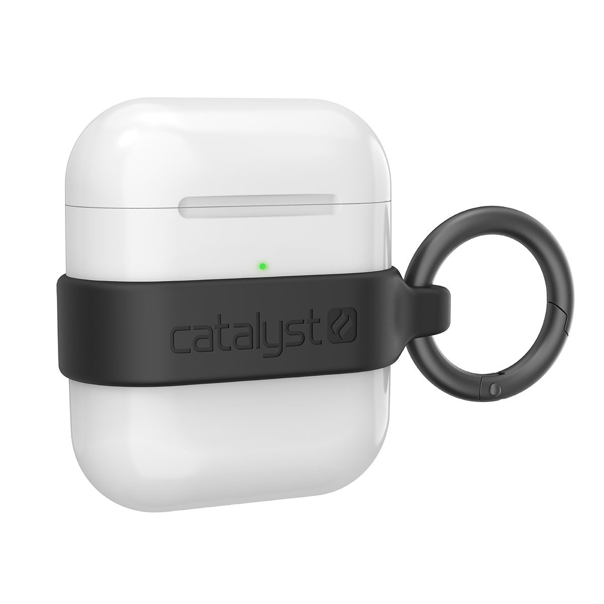 catalyst airpods gen 2 1 loop carabiner stealth black with airpods