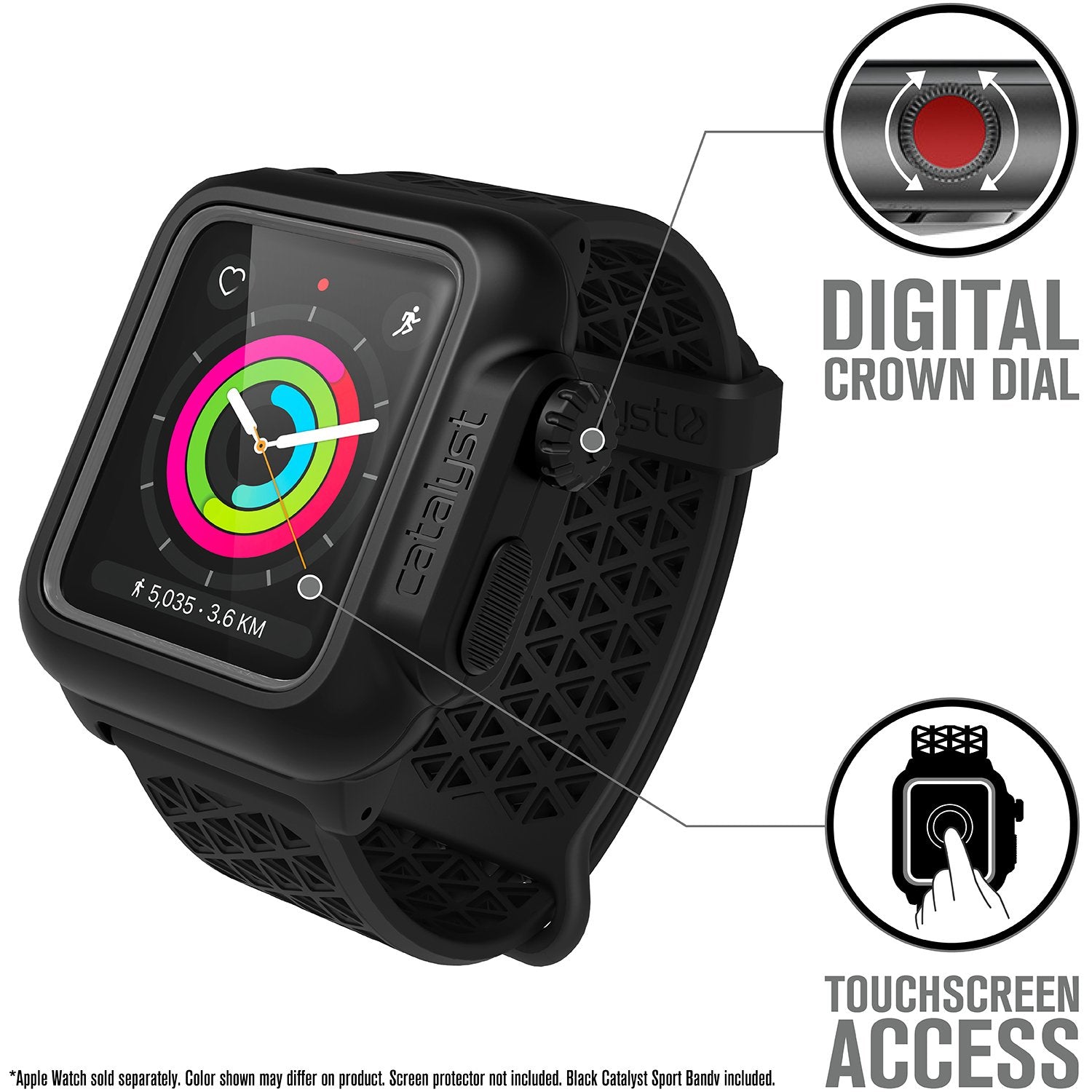 42mm Apple Watch Series 3/2 330ft Waterproof Case Band Catalyst®