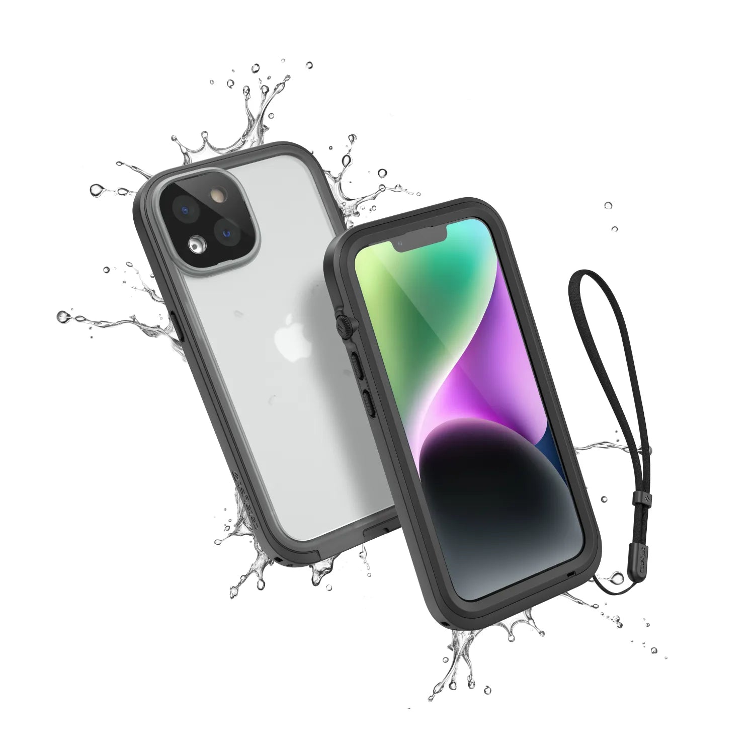 iPhone 14 - 33ft Waterproof Case, Total Protection Stealth Black / Standard iPhone 14 - 33ft Waterproof Case, Total Protection Stealth Black / Standard