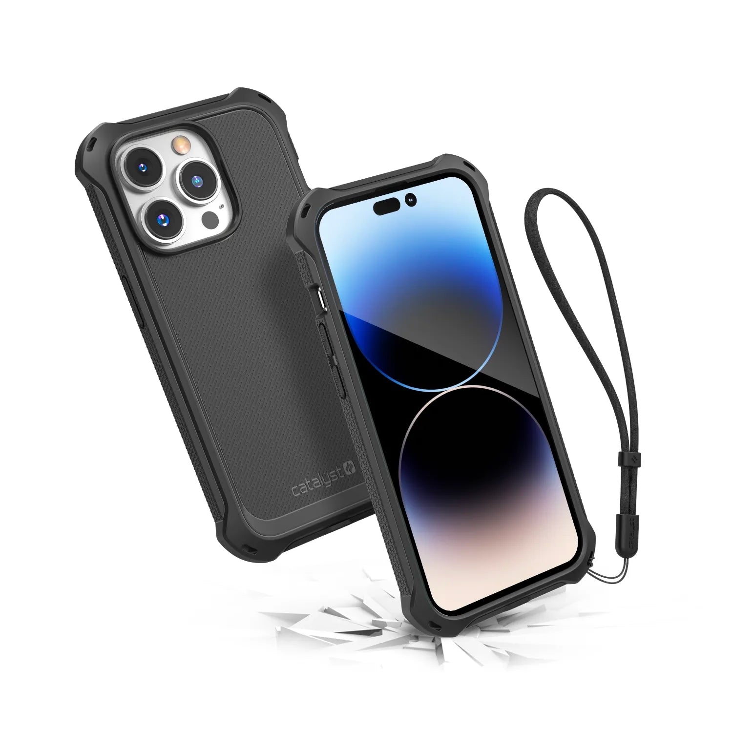 Catalyst Custodia impermeabile da 10 m progettata per iPhone 12 Pro, a prova di caduta da 2 m, retro trasparente, compatibile con custodie Crux Accessories - Nero Catalyst Custodia impermeabile da 10 m progettata per iPhone 12 Pro, a prova di caduta da 2 m, retro trasparente, compatibile con custodie Crux Accessories - Nero