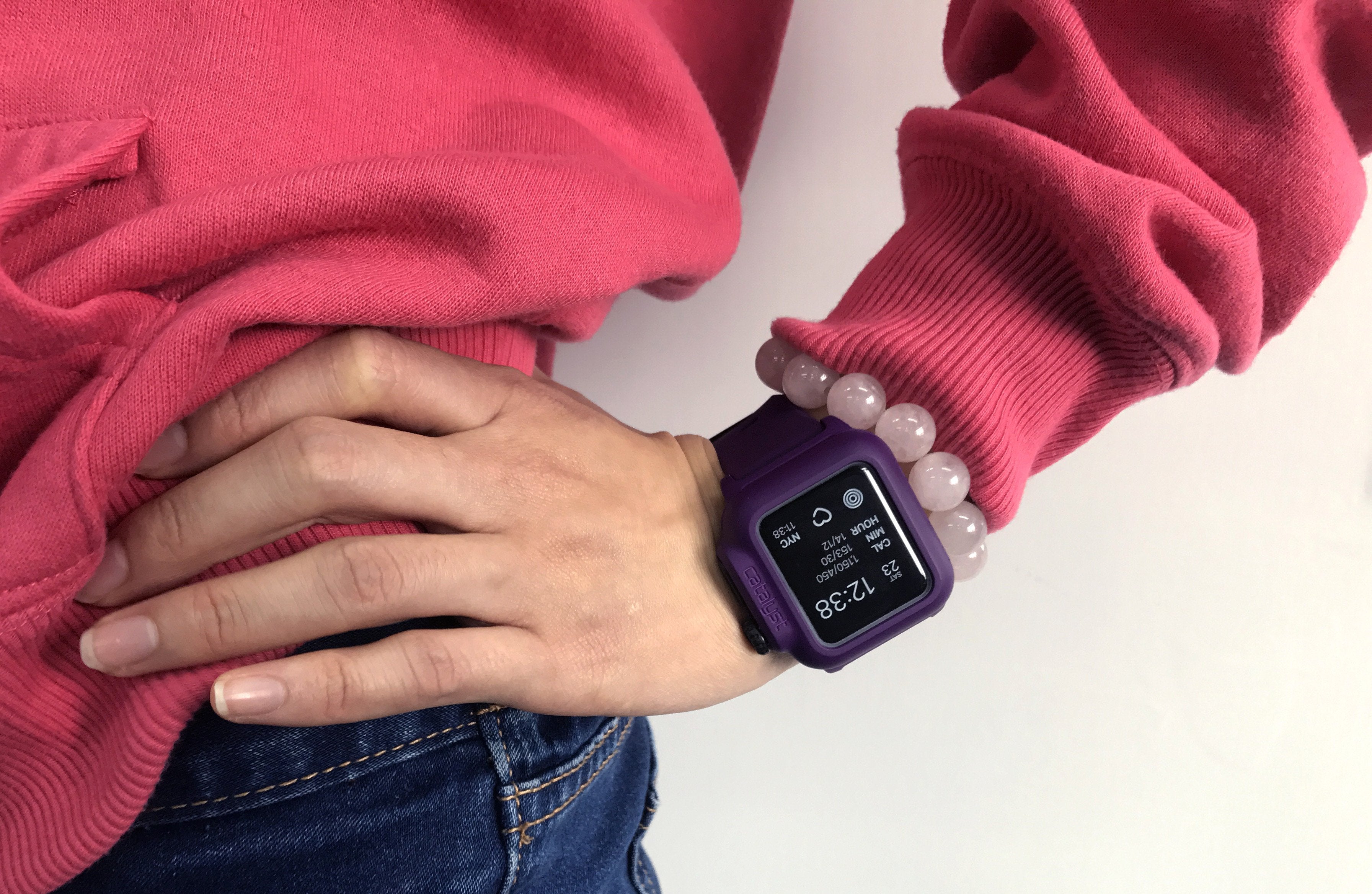 CAT38WAT2PPL-FBA | Waterproof Case for 38mm Apple Watch Series 2