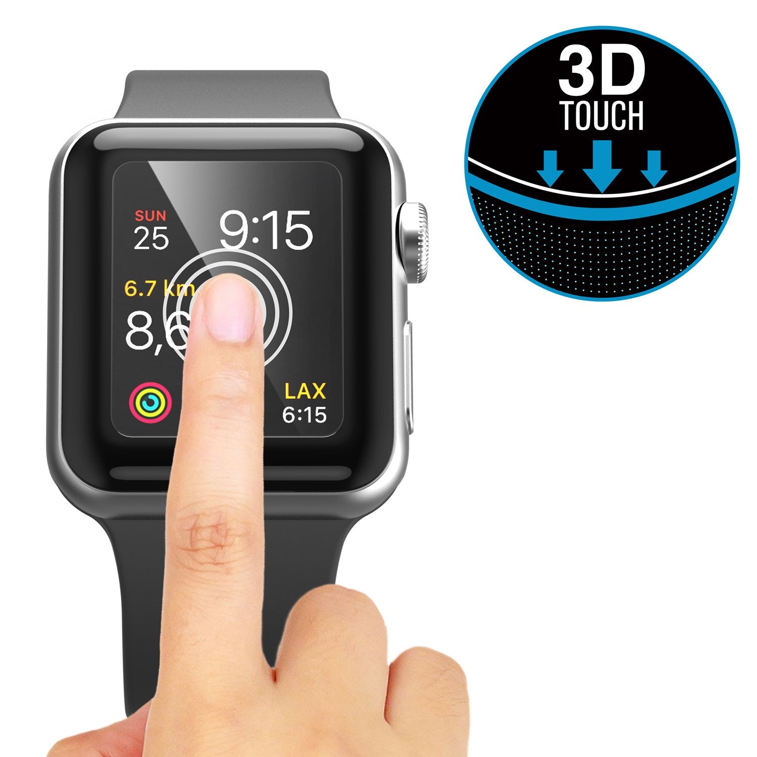 Screen Protector for 38mm Apple Watch - 3 Pack