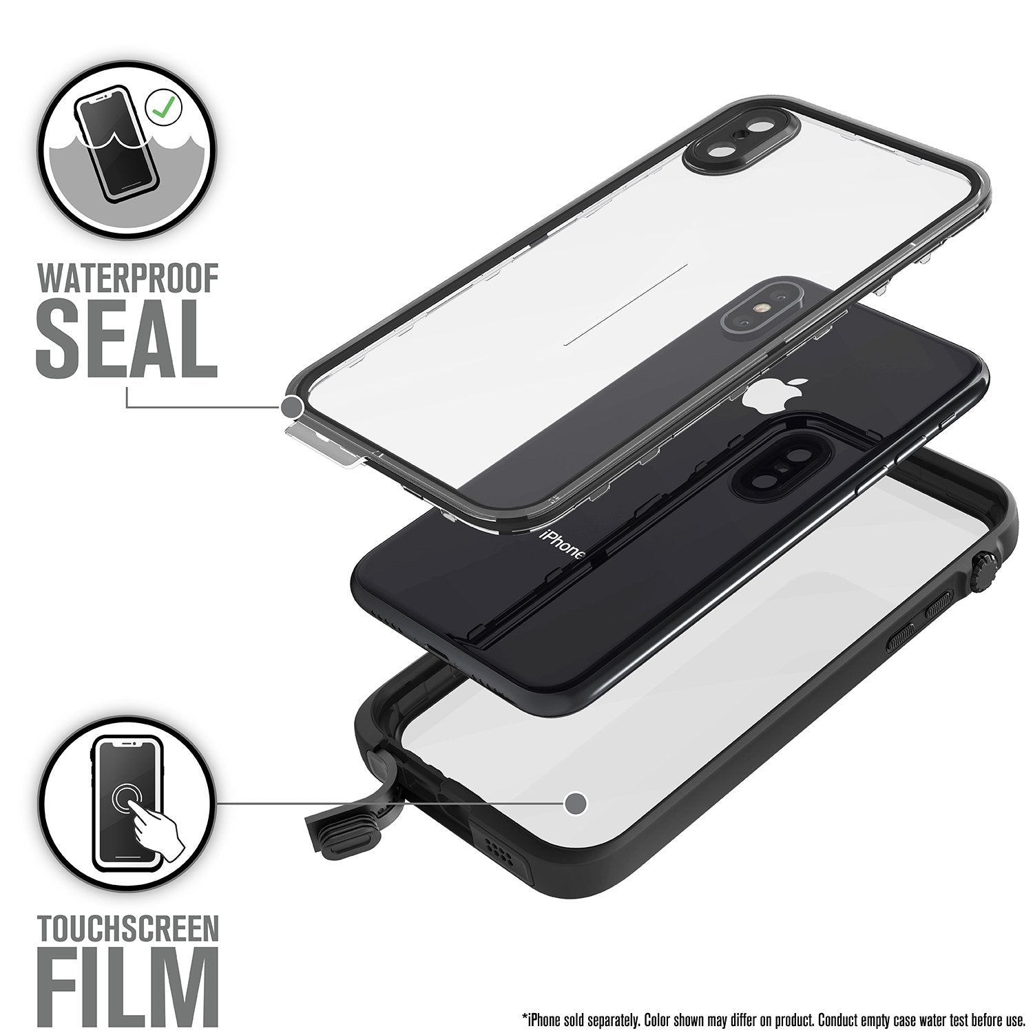 CATIPHOXBLKS | Waterproof Case for iPhone Xs