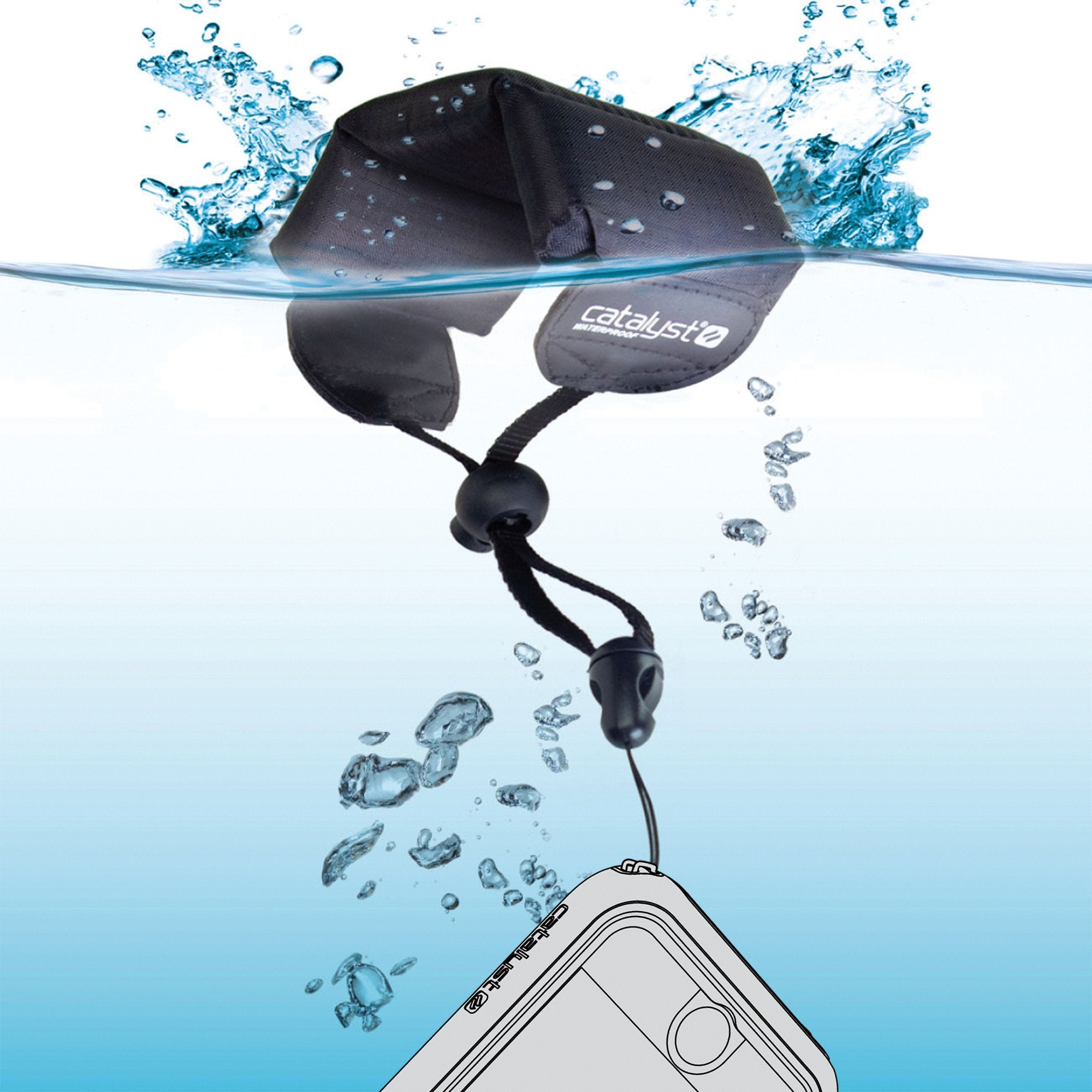 Floating Lanyard for Catalyst iPhone Case - Stealth Black