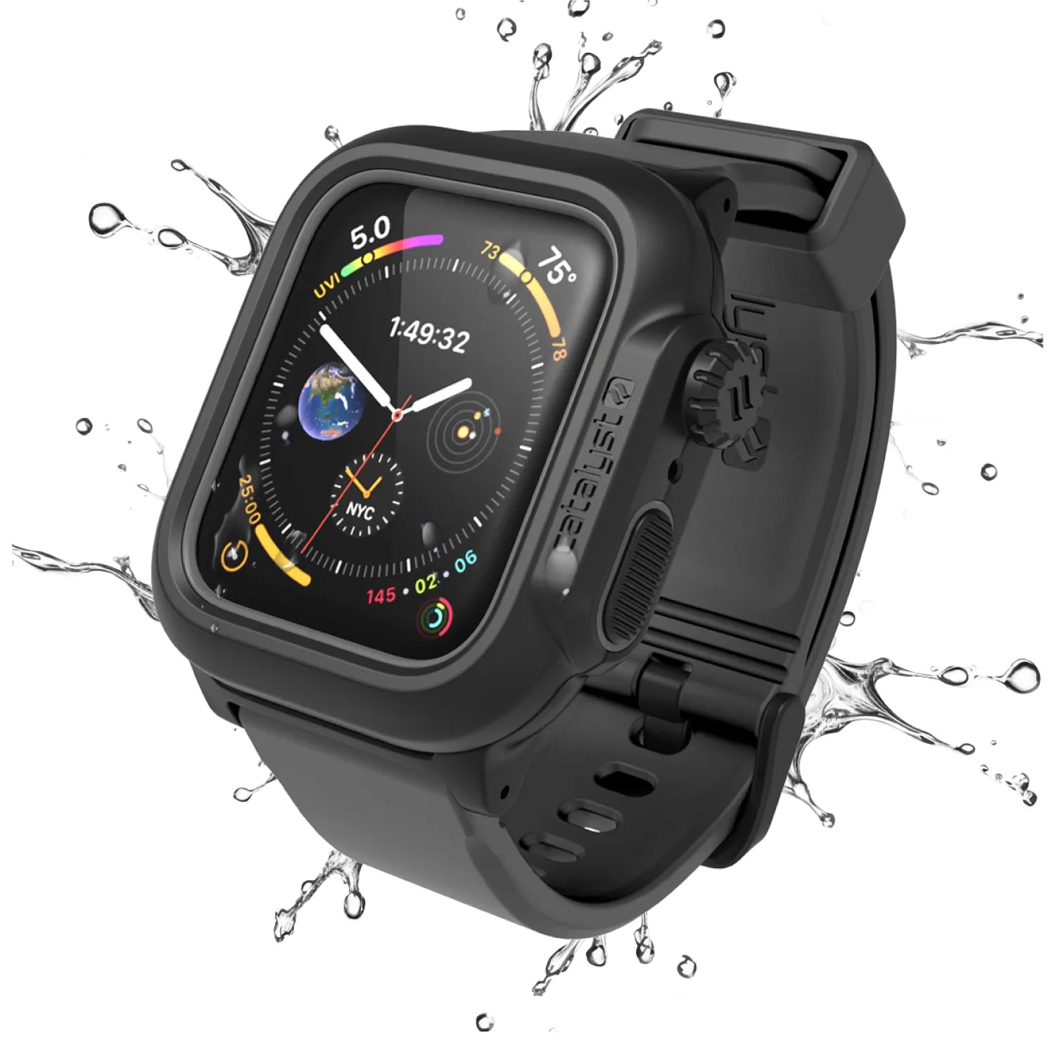 The Catalyst Case US 44mm - 100M Waterproof Case + Band for Apple Watch Series 6/5/4/SE (Gen 2/1) features a rugged, water-resistant design with sturdy strapÃƒÂ¢Ã¢â€šÂ¬Ã¢â‚¬Âperfect for active lifestyles and all-weather use.