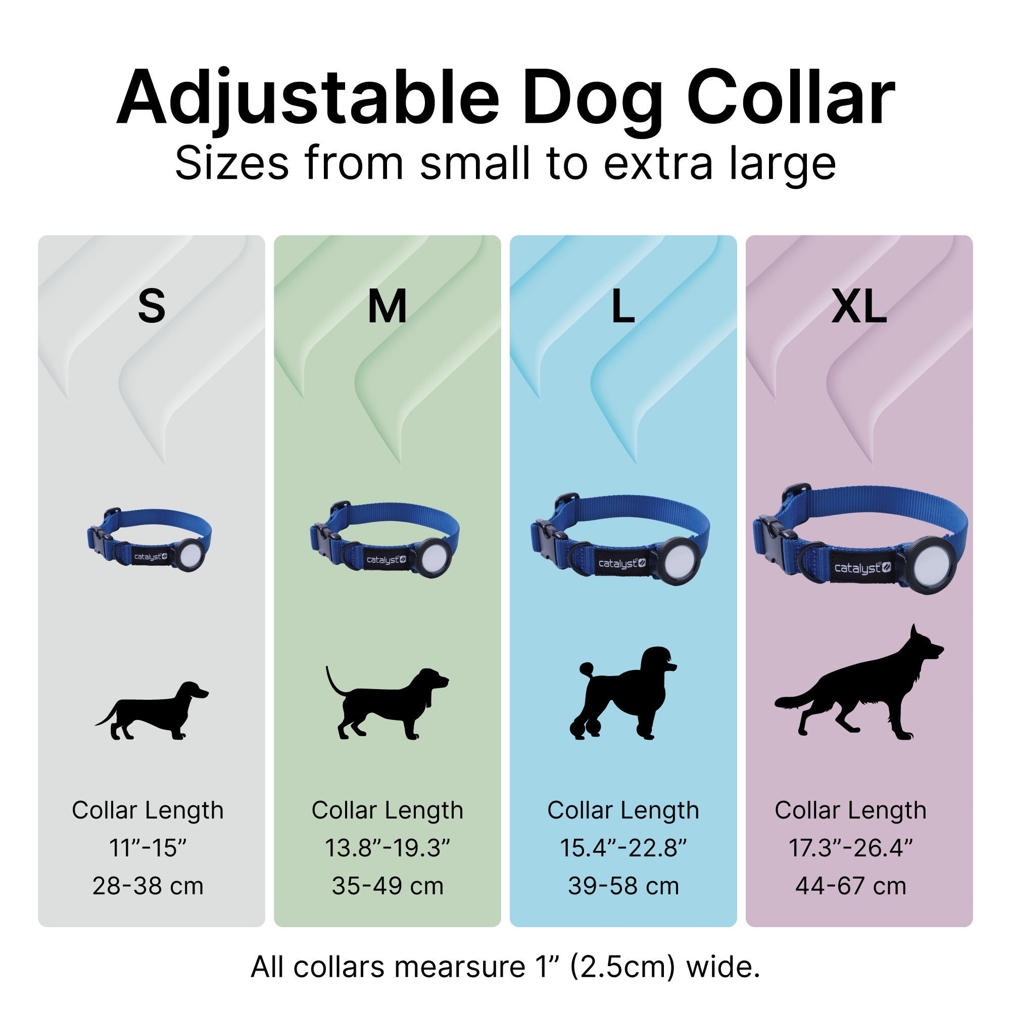 Zee dog collar store sizes