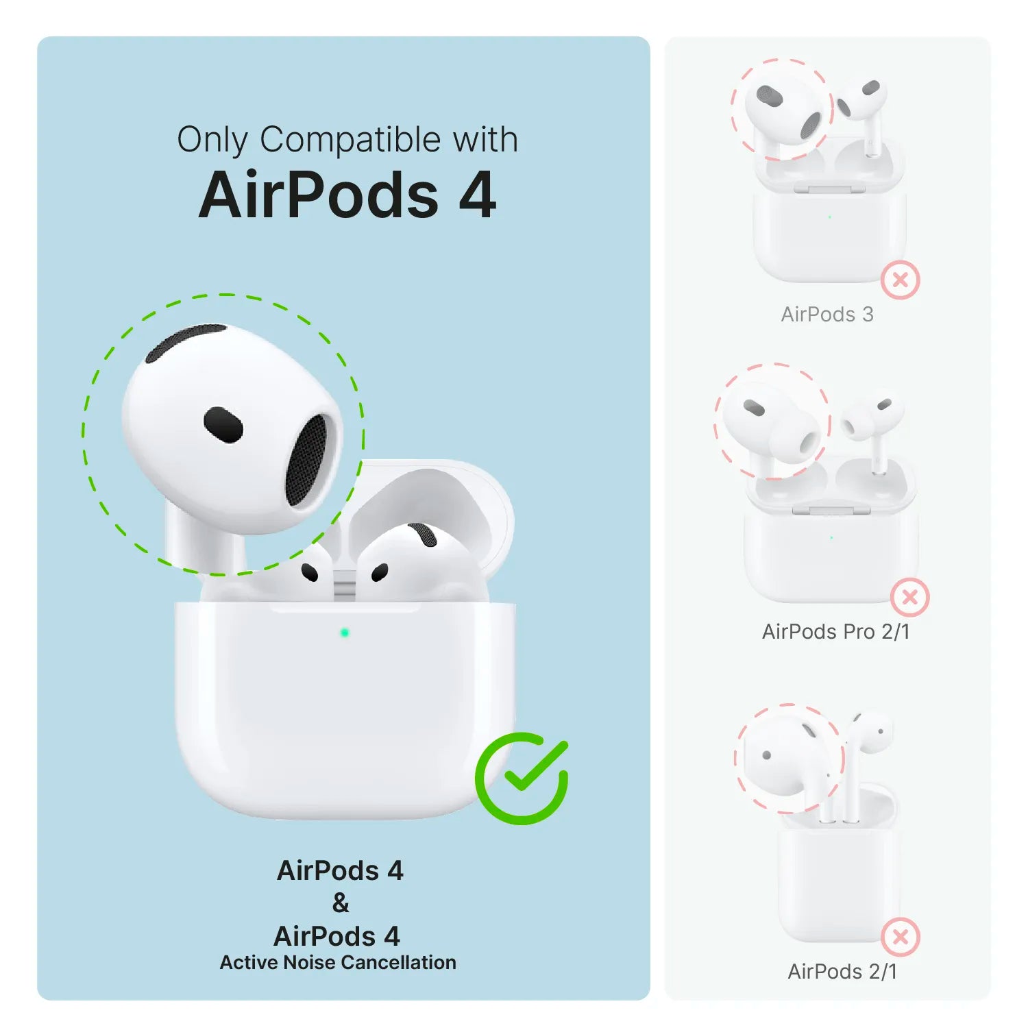 AirPods (Gen 4) - Waterproof Case + Carabiner