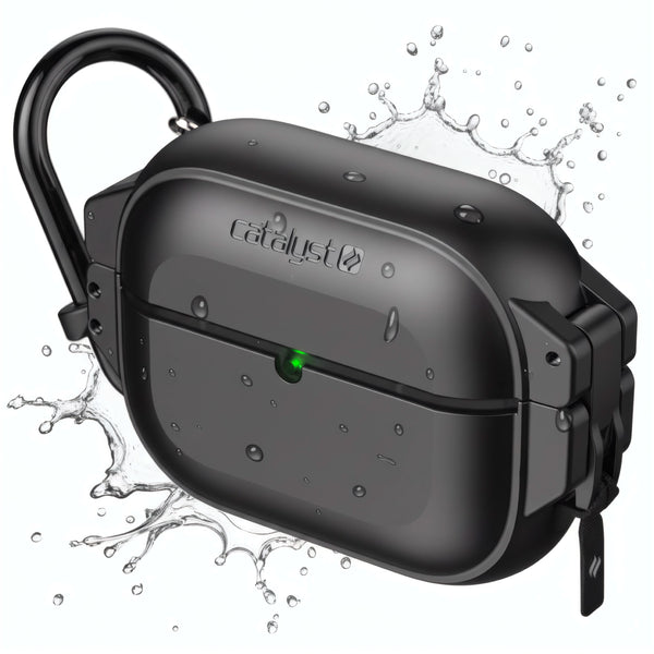 Catalyst AirPods Pro 3 Waterproof Case — 330ft IP68 + Carabiner