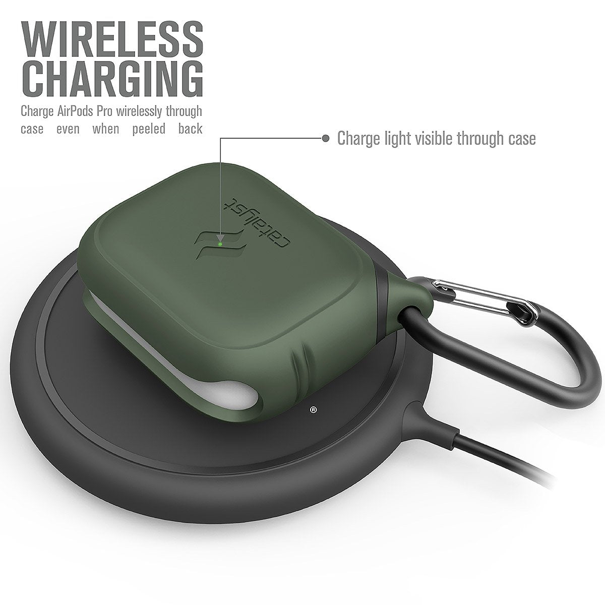 Wireless charging case online for airpods