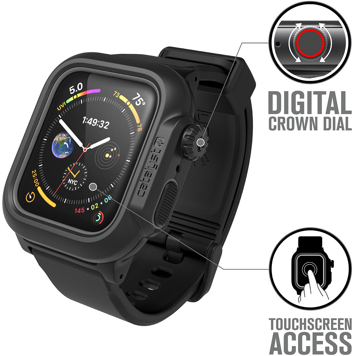 Buy Waterproof Case for Apple Watch Series 6, 5, 4 & SE by Catalyst®