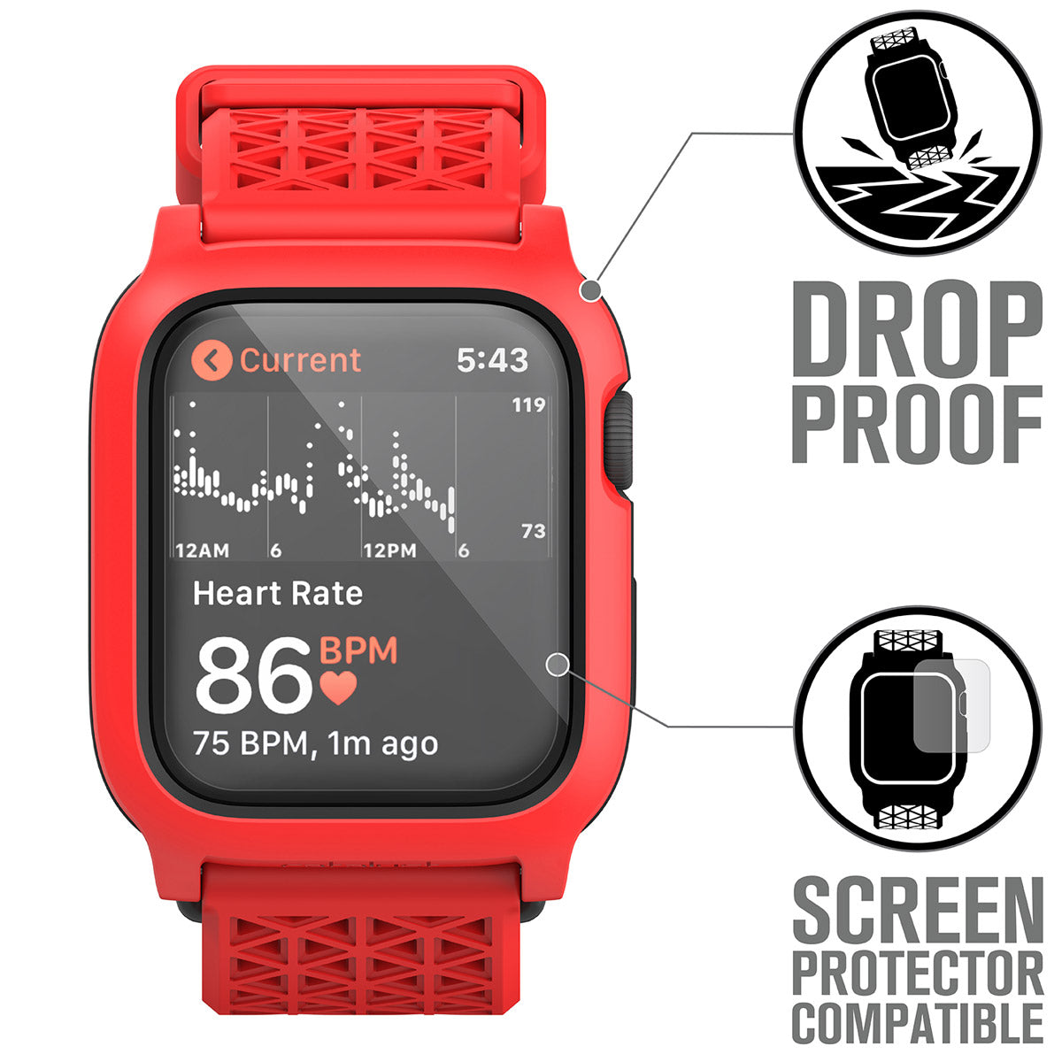 Catalyst Impact Protection Case for Apple Watch Series 5 4