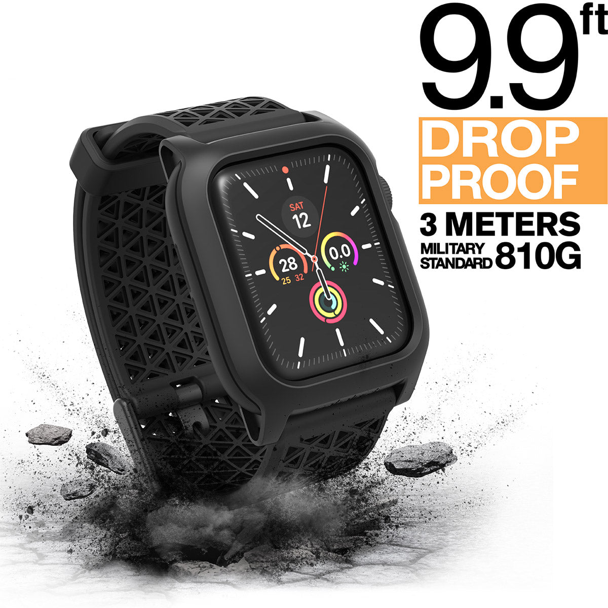 Catalyst Impact Protection Case for Apple Watch 44mm Stealth Black