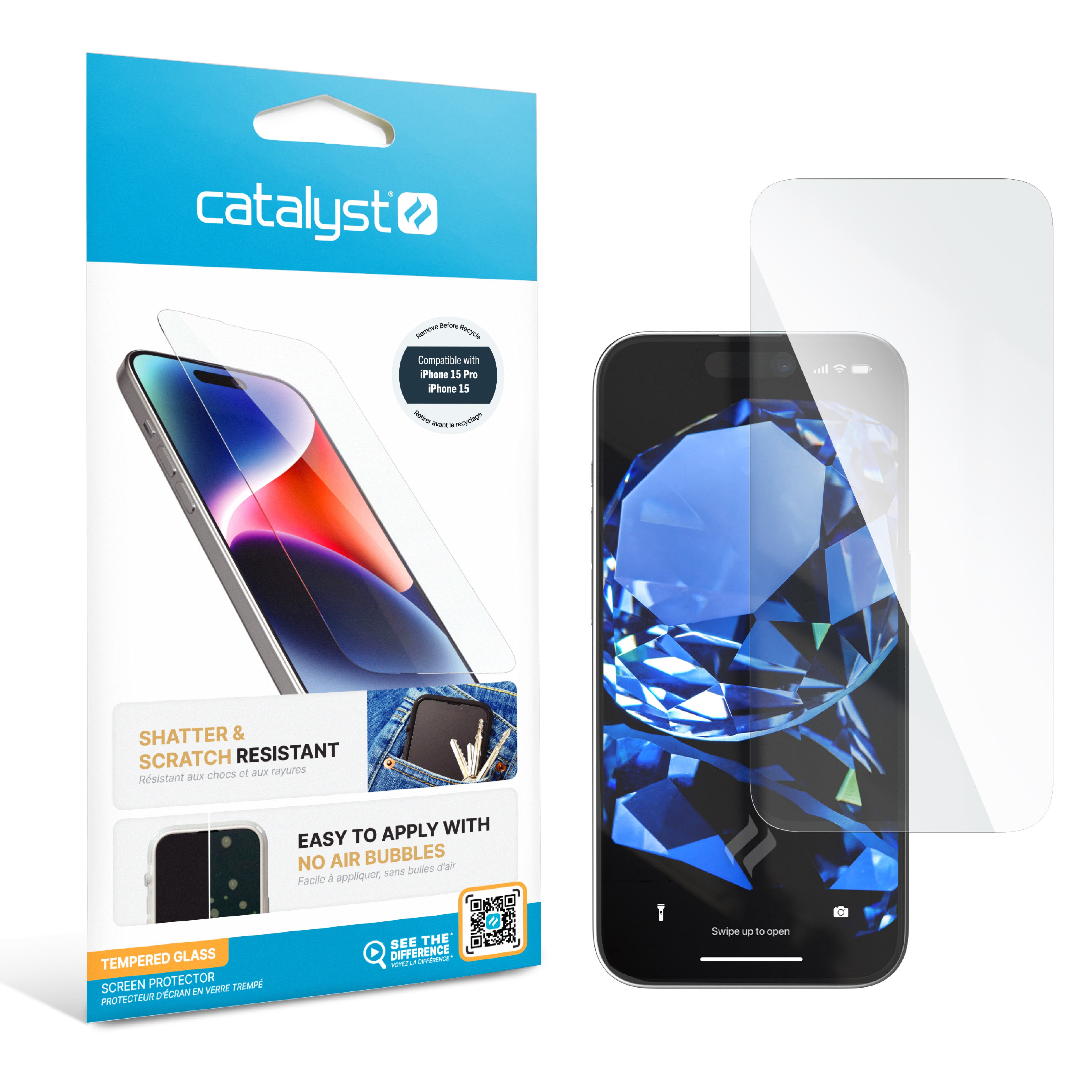 Buy Catalyst ® Tempered Glass Screen Protector for iPhone SE (3rd & 2nd  Gen), 8 & 7