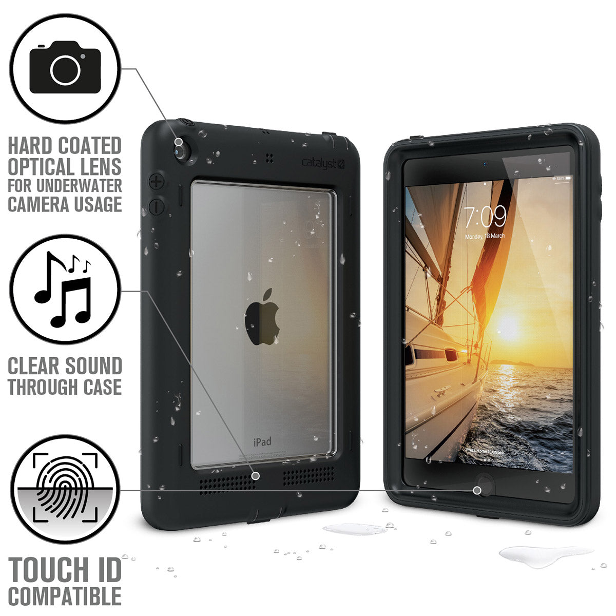  iPad Mini 5 Case - Waterproof iPad Mini 5/iPad Mini 4