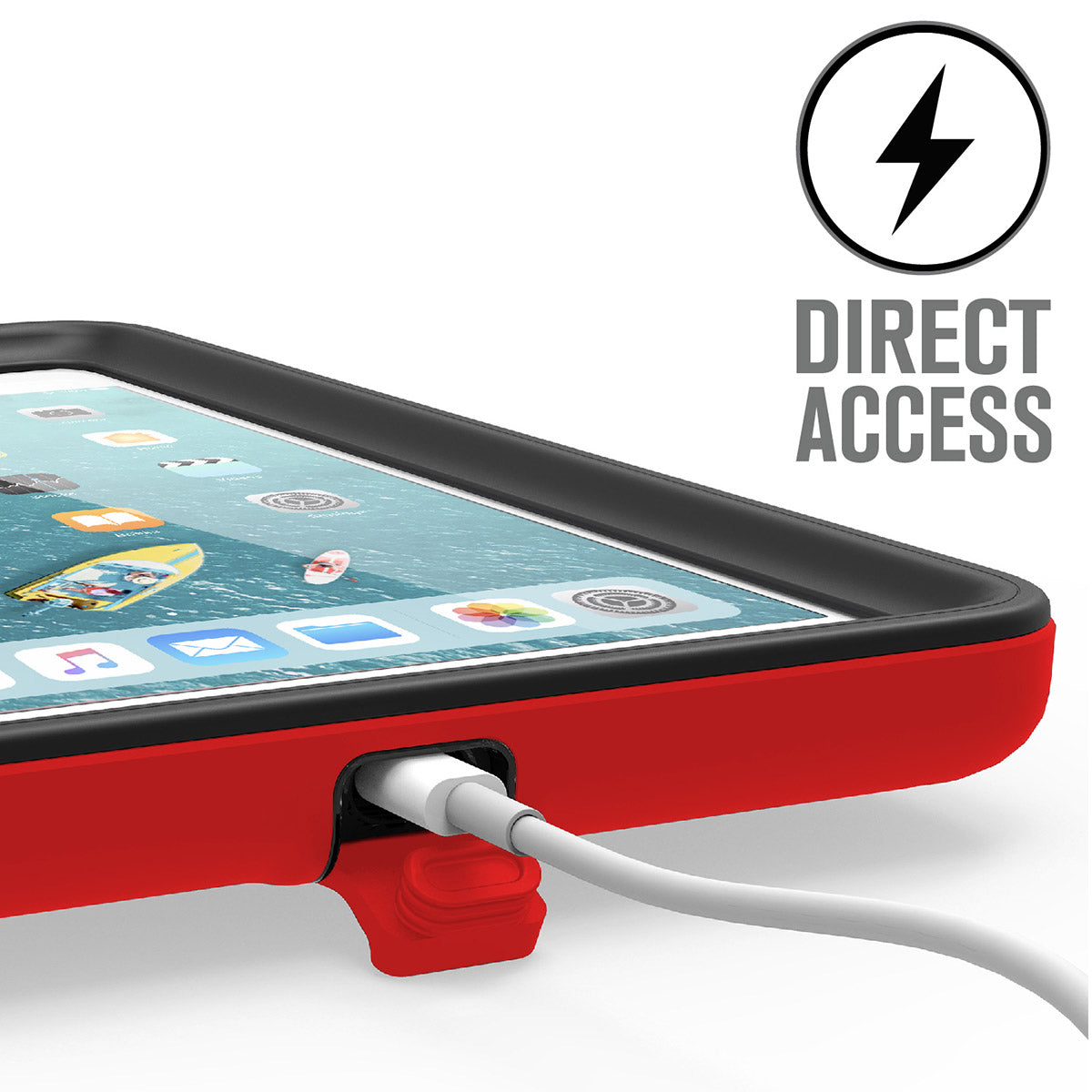  NEW - RED Photo iPad Case : Electronics