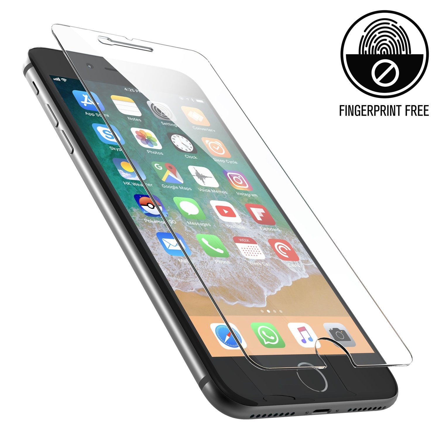 Tempered Glass Screen Protector for iPhone 8 Plus