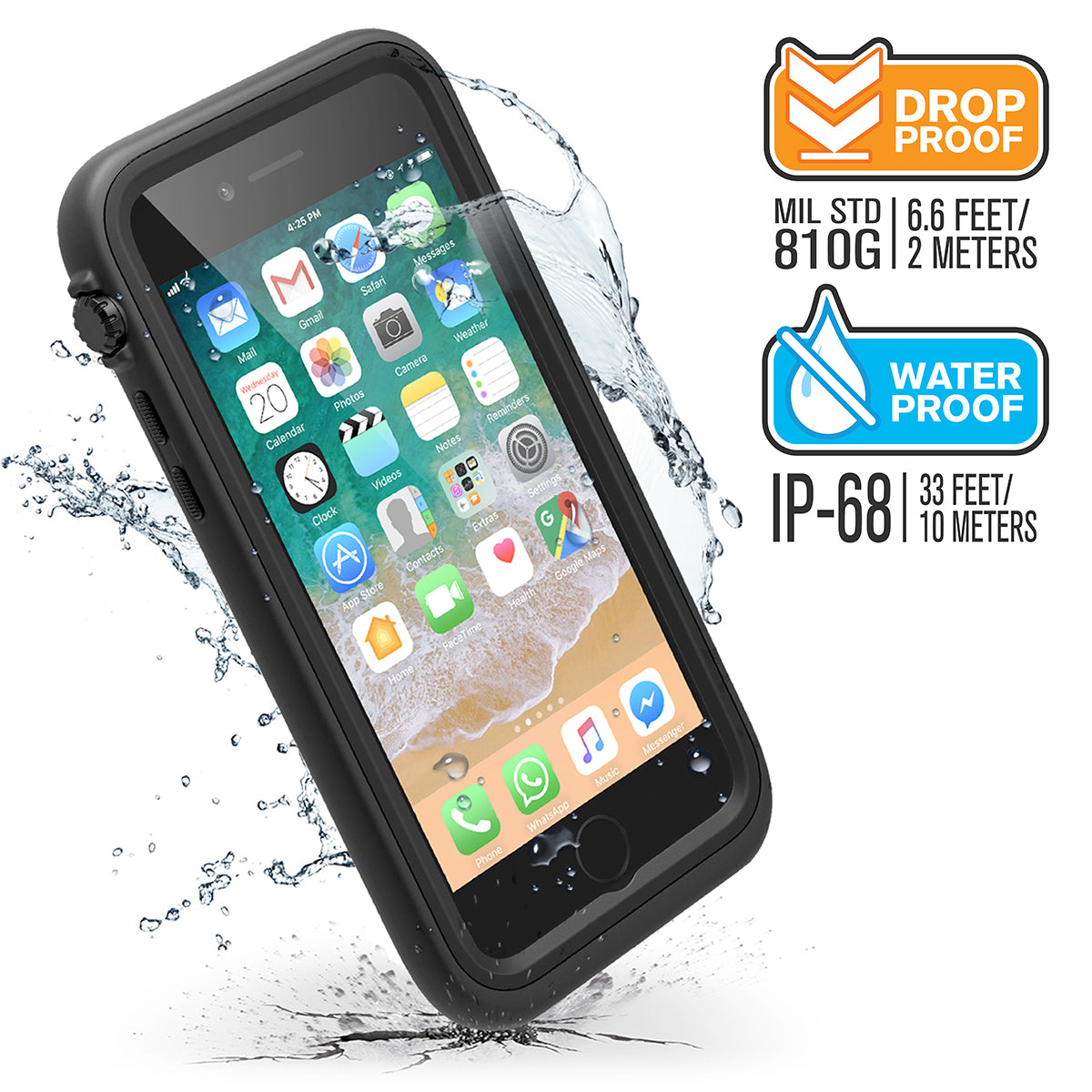 iPhone 8 Plus/7 Plus - Waterproof Case
