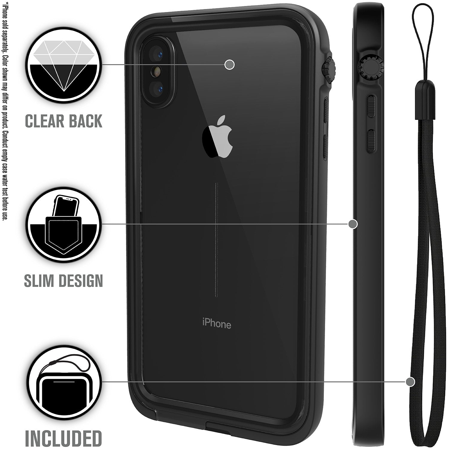 CATIPHOXBLKL-FBA | Waterproof Case for iPhone Xs Max