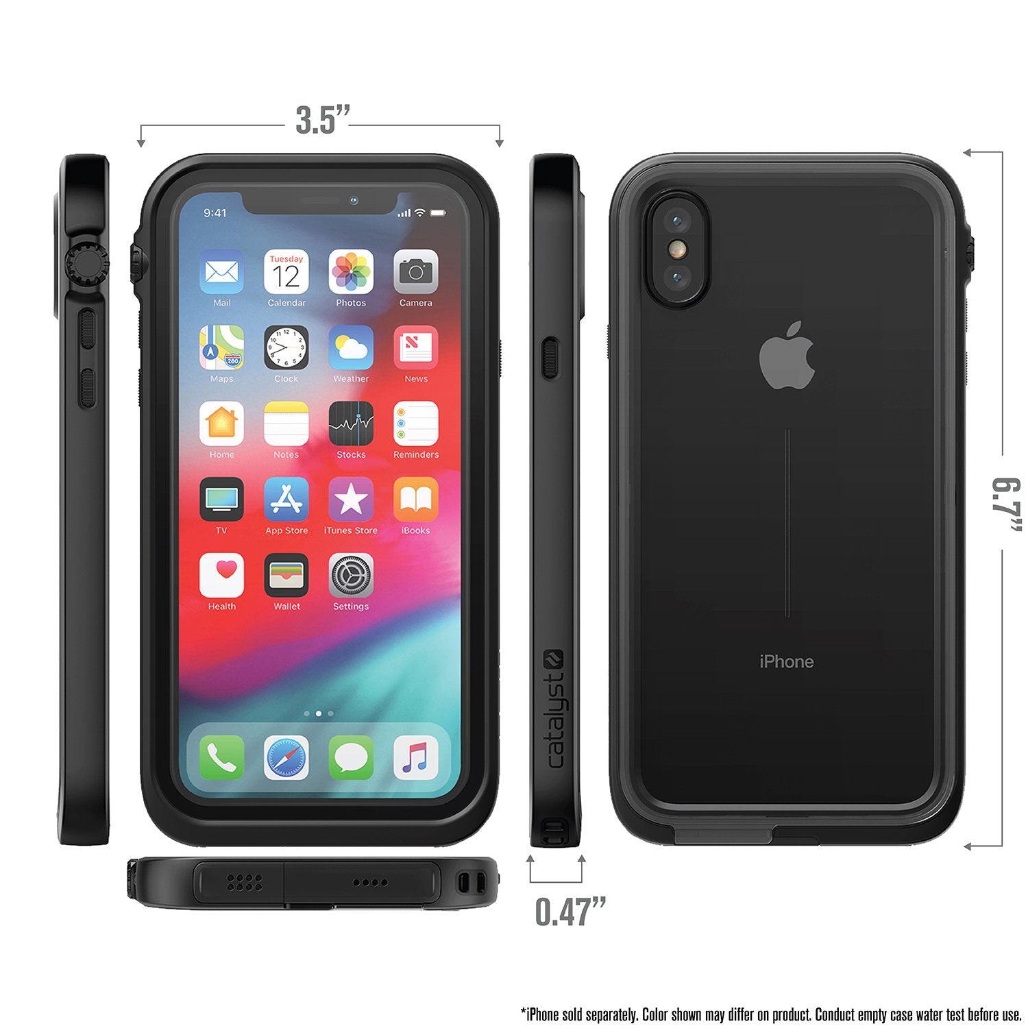 CATIPHOXBLKL-FBA | Waterproof Case for iPhone Xs Max